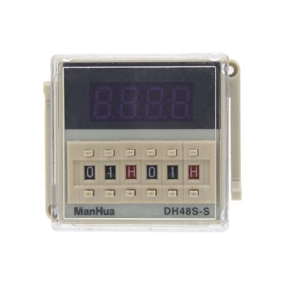 China Time Cycle Delay DH48S-S AC220V Two Contacts Digital Timer Relay for sale