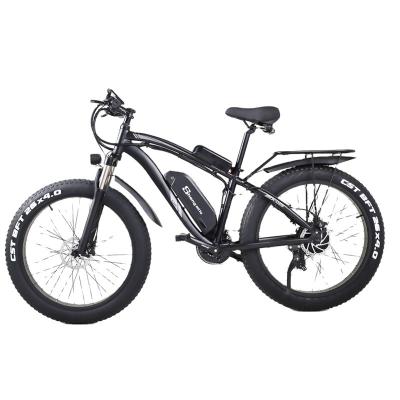 China New 26inch fat tire e bike 48V 1000W 17AH double disc brake multi-function snow electric bicycle for sale