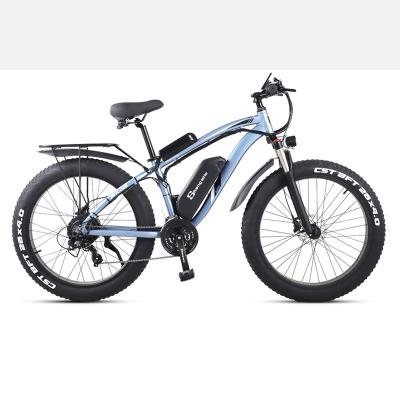 China New 48V 1000W 17AH E Fat Aluminimum Electric Bike 26inch 4.0 Alloy Front Fork Multifunctional for sale