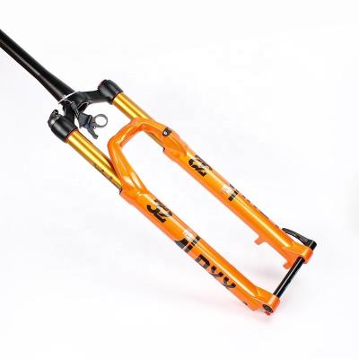 China Brake Light MTB Oil Hydraulic Pressure Air Spring Aluminum Mountain Bike Front Fork Factory for sale