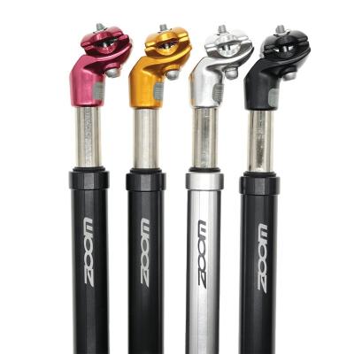 China Aluminum ZOOM Suspension Seatpost Shock Absorber Damping Alu MTB Mountain Bike Bicycle Seat Post for sale