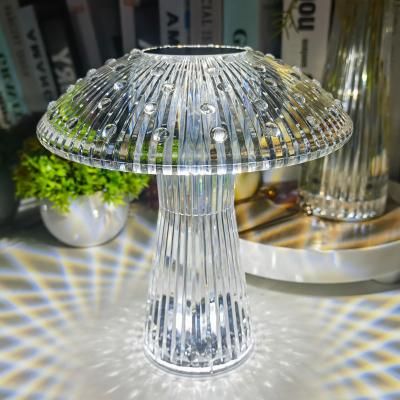 China Modern Modern Design Economic Crystal Table Lamp For Bedroom Custom Ambient Night Light Ins Romantic Bedside Lamp for sale