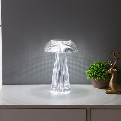 China Modern China Manufacturer Mushroom Shape Crystal Led Table Lamp Good Quality Decorative Table Lamps For Bedroom for sale