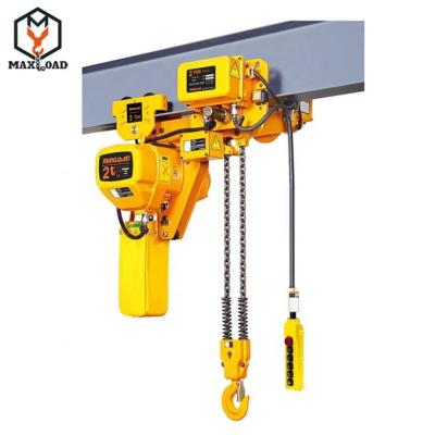 China Machinery Repair Shops Height Gear 2 Ton Electric Chain Hoist for sale