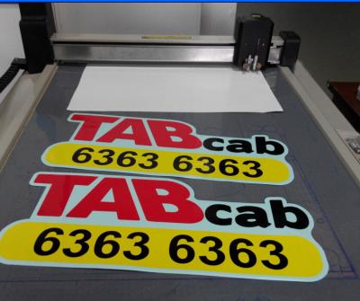 China Flatbed Car & Truck Graphics Printing Finishing Sticker Cutting Plotter for sale