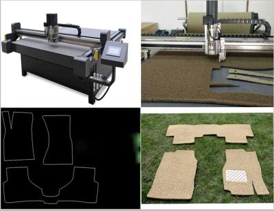 China Plstic Coil Car Carpet Roll Material Cutter CNC Making Mat Cutting Machine for sale