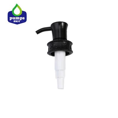 China Non Spill Black Plastic Lotion Pump Bathroom Accessories 33mm Lotion Pump for sale