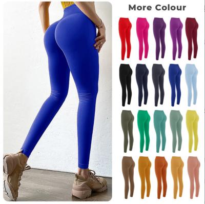 China 2022 Women High Waist Gaiters Peach Buttocks Fitness Yoga Breathable Hot Selling Pants for sale