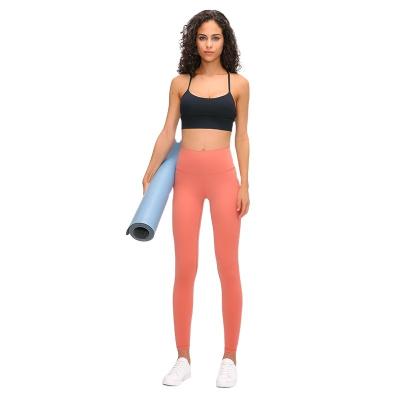 China High Quality Gym Yoga Control Tummy Lifter Spandex 20% Spandex Gaiters Breathable 80% Nylon Pants For Women Fitness for sale