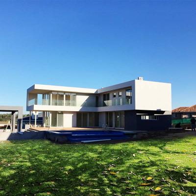 China AU NZ Modern Standard Deepblue Smarthouse Villa Prefab Light Steel House for sale