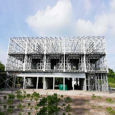 China Deepblue Smarthouse Modern Framework Multi-Storey House Prefab Villa Steel Structure Hotel Shop 3D Light Modern Model Design NC; ZHE for sale