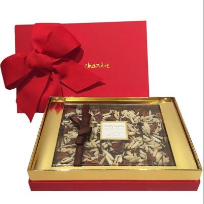 China Wholesale Recyclable High Quality Eco-friendly Design Elevator Gift Box For Gift Box Red Chocolate Packaging for sale