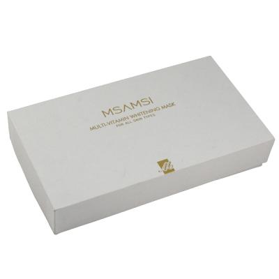 China Custom High Quality Recycled Materials Lodge Takeoff Lid Square Gift Box For Mask Box for sale