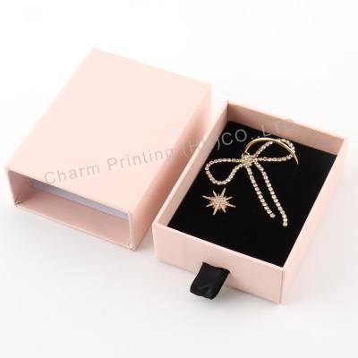 China Customized High Quality Degradable Recyclable Environmental Protection Earing Box Jewelry Packaging With Logo for sale