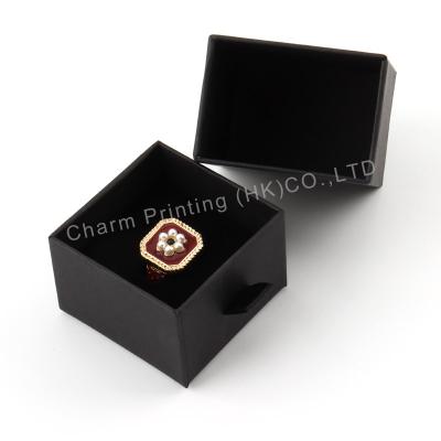 China Eco Friendly Custom Packaging Jewelry Ring Drawer Jewelry Box Packaging Custom Label Fast Recyclable for sale