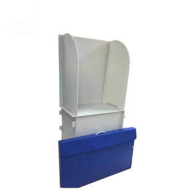 China Election Collapsible Corrugated Plastic Voting Booth For President for sale