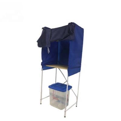 China Election one person metal voting booth, voting booth for election for sale