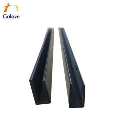 China Left / Right Plastic Corner 10mm U Extruded Channel Profile for sale