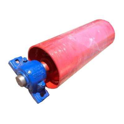 China Used for Mining Equipment Parts 500mm Dia Steel Pipe Belt Conveyor System Conveyor Bend Pulley for sale