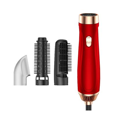 China 3 Ionic Professionals in 1 Salon Household Negative Ion Electric Hair Dryer Curling Iron Straight Hair Comb for sale