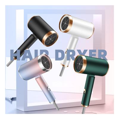 China Foldable Hair Dryer One Stage Professional Motor Low Noise Ionic Travel Mute Hair Dryer for sale