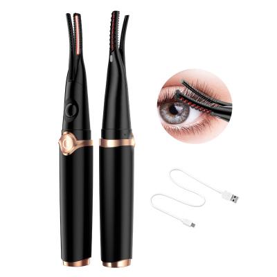 China Wholesale private label HEATING 3d magnetic with rose gold electric mini makeup sets tools plastic passionate eyelash curler for sale