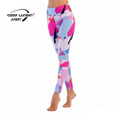 China Antibacterial Fashion Yoga Dance Wear Custom Your Own Style Leggings For Fitness Workout Training for sale