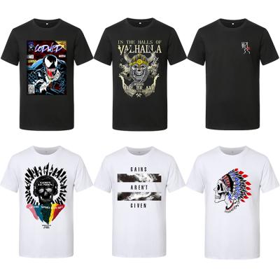 China Anti-pilling Wholesale Custom Plain Cotton T-Shirt Printing Unisex Oversized Tees for sale