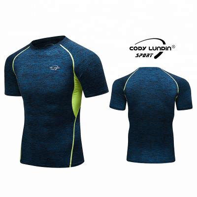 China Newest anti-pilling outdoor running sports equipment men's bodybuilding muscle quick-drying empty athletic T-shirt for sale