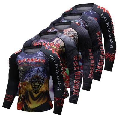 China Factory price anti-pilling long sleeve t-shirt men sports custom made high quality t-shirt men for sale