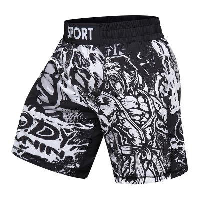 China 97%Polyester/3%Spandex Muttahida Majlis-e-Amal Men's Bjj Shorts Custom Printed Muttahida Majlis-e-Amal Fight Shorts for sale