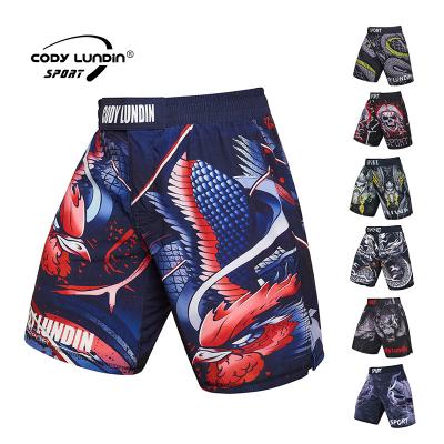 China Breathable Custom Printed Label Muttahida Majlis-e-Amal Shorts Men Fight Jiu Jitsu Sports Shorts for sale