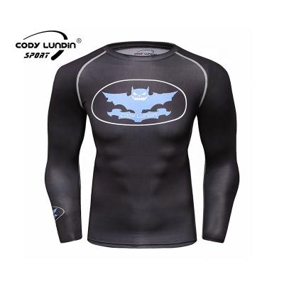 China Quick Dry Resistant Anti-Shrink Shirt Mens Long Sleeve Swim Rashguard Surfing Rash Guard for sale