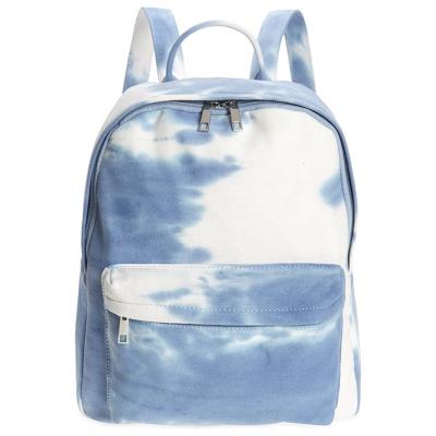 China Mazinbody Wholesale Custom Logo Simplicity Waterproof Causal School Bags Men Link Dye Backpack for sale