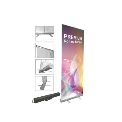 China Periwinkle Store Banner Design Free Outdoor Moving Pop Up Digital Retractable Pull Up Roll Up Banner Stand Wholesale for sale