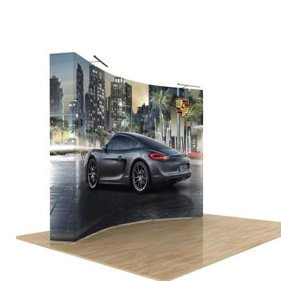 China Advertising Show Display SEG Pop Stand / Rear Wall Banner Only for sale