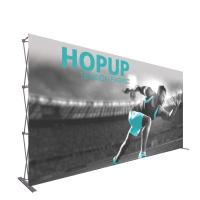 China Advertising Trade Show Folding Booth Pop Banner Display Stand For Advertising for sale