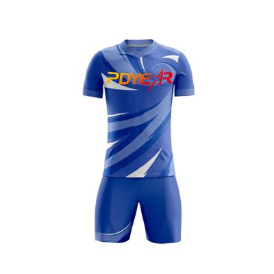 China Breathable Comfortable Soccer Jersey Sets Sublimation Football Wear For Men Custom Practice Football Shirts Football Sportswear Soccer Team Uniform for sale