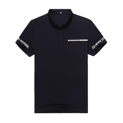 China Big Size QUICK DRY Shirt For Men Solid Big Advantage Performance Polo Shirt Men Plus Size T Shirt Oversized for sale