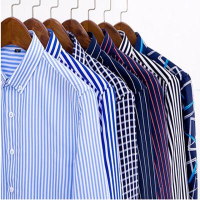 China Latest Design Polyester Long Sleeve Custom Made Slim Fit Viable Formal Dress Shirt 100% Casual Shirt For Men for sale