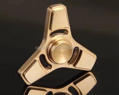 China Decompression Toys Wiggle Spinner, Tri Spinner With Ratio Premium Hybrid Ceramic Brass Material EDC For Kids/Adult for sale