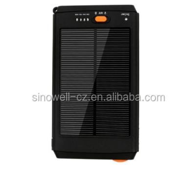 China USB Solar Power Bank Portable Charger Solar Power Bank 12v 16v 19v 12000mAh Laptop Backup External Battery for sale