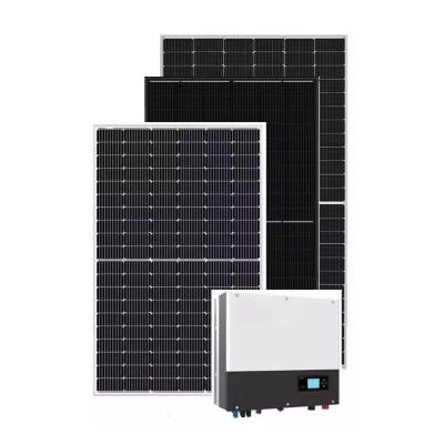 China Commercial Ground Mount Perc Photovoltaic Complete Hybrid 10KW Mono Solar Power System for sale