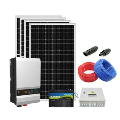 China Home High Strength Solar 5kw 10kw 20kw Installed Structure Solar PV Racks Solar System for sale