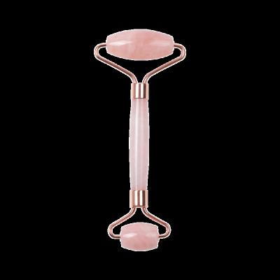 China Face Rose Quartz Roller - jade anti aging 100% natural Rose Quartz Jade Roller Massager /ready for shipping for sale