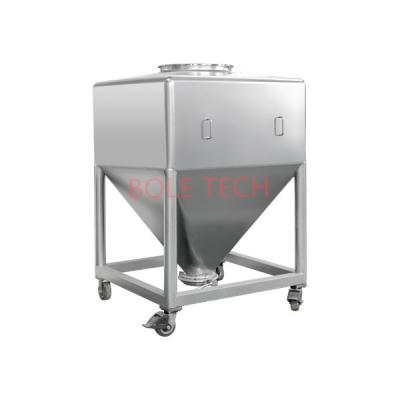 China 600L Pharma Pharmaceutical IBC Bin Container Stainless Steel Powder IBC Bin for Blender for sale