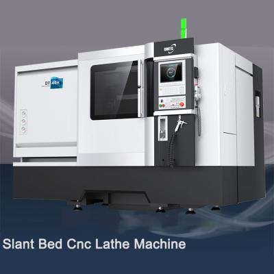 China Torno Graphite Live Tooling 12 Position Graphite Iron Steel Metal Alloy CNC Lathe Machine Slope Nylon Plastic Aluminum Bed for sale