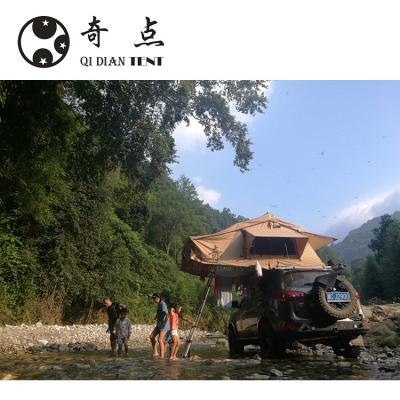 China Extended Type Tent Style & One Bedroom & One Living Room Soft Shell SUV Camouflage / Field Top Game Tent for sale