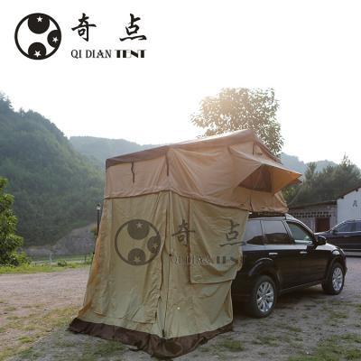 China Cheapest Camouflage/Field Play Strong Structure Folding Roof Top Tent For Camping Waterproof And Windproof With Mosquito Screens for sale