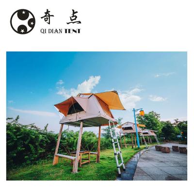 China Qidian Aluminum Car Roof Top Tent 4 Person For Sale for sale